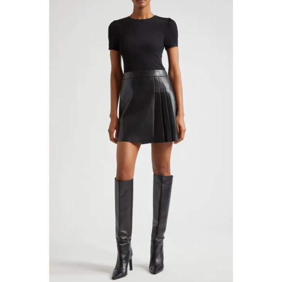 CHARA VEGAN MINI DRESS US 4 - Picture 5 of 14